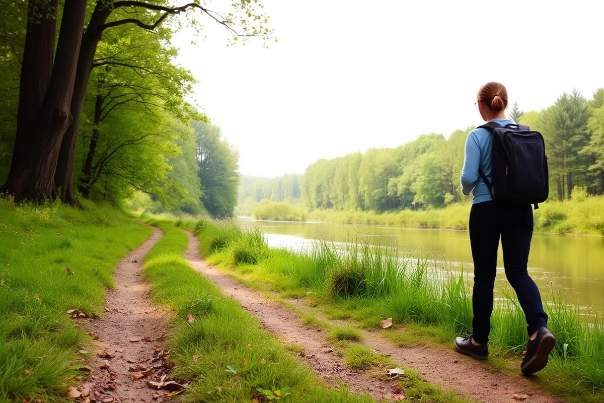 Wandelcoaching in het bos bij Boxmeer